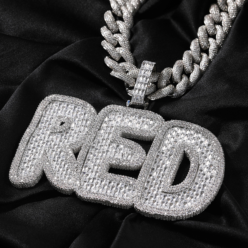 남자를위한 사용자 정의 큰 글자 이름 펜던트 목걸이 힙 - Name Necklace Custom 리뷰 및 가격