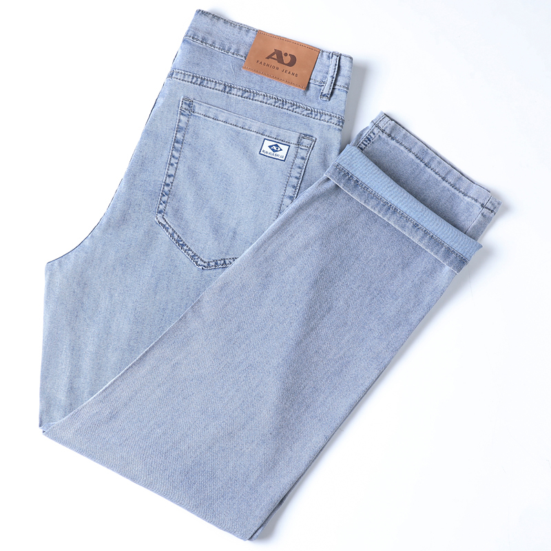 2026년 여름 아이스 실크 얇은 사계절 남성용 청바지 - Levis Jeans 501 리뷰 및 가격