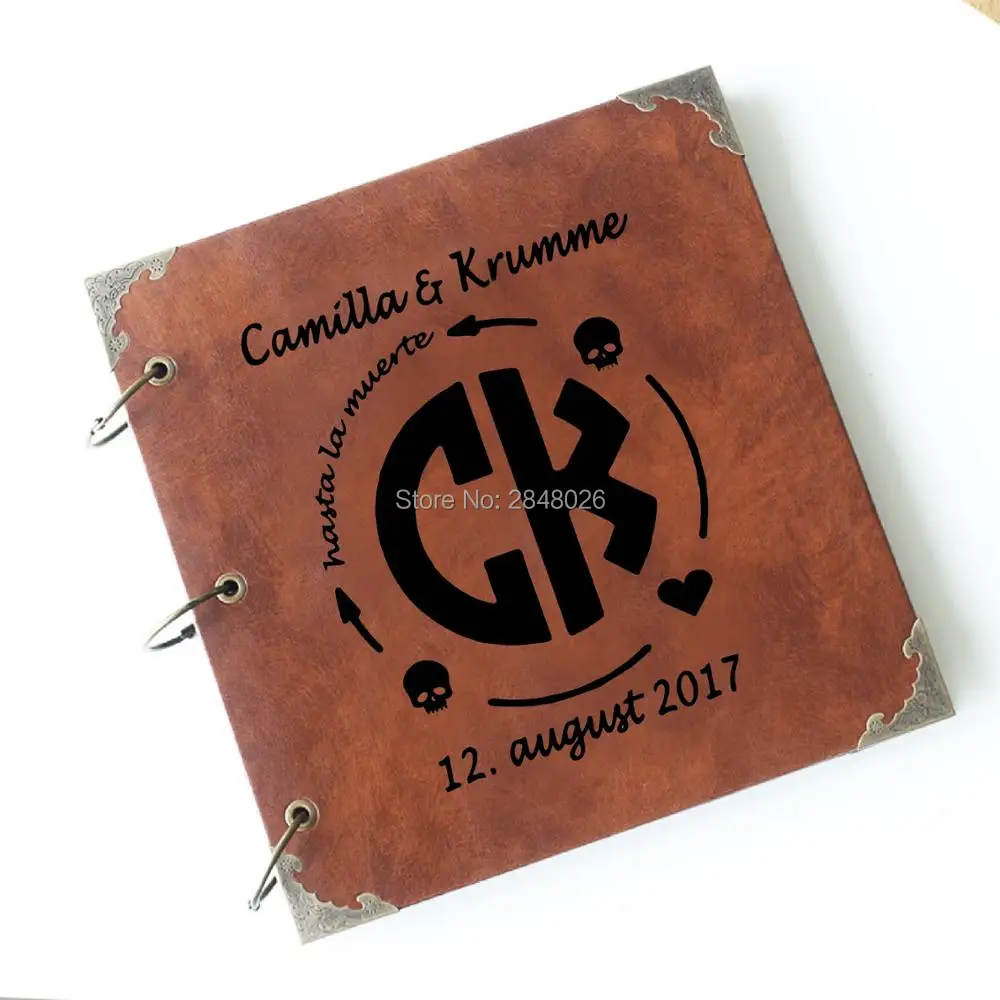 모노그램 설탕 사랑 결혼식 방명록, 맞춤형 가죽 결혼식 - Custom Photo Book 리뷰 및 가격